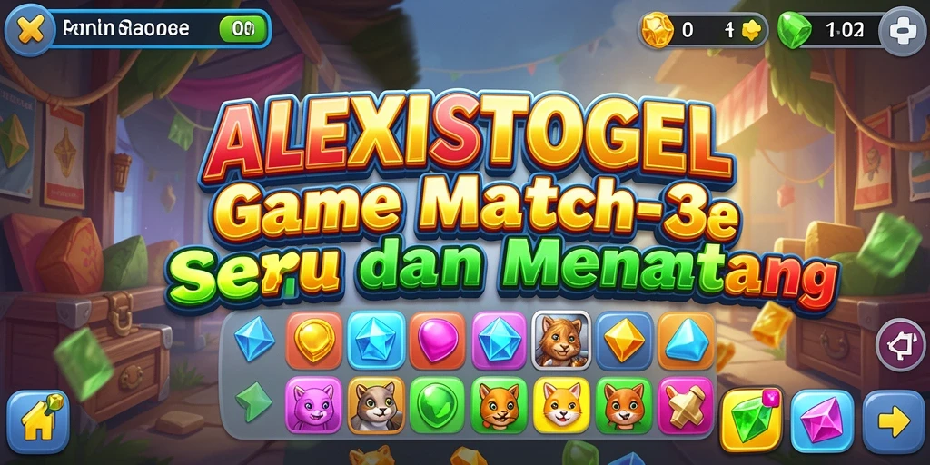 Tangkapan layar dari gameplay menegangkan ALEXISTOGEL.