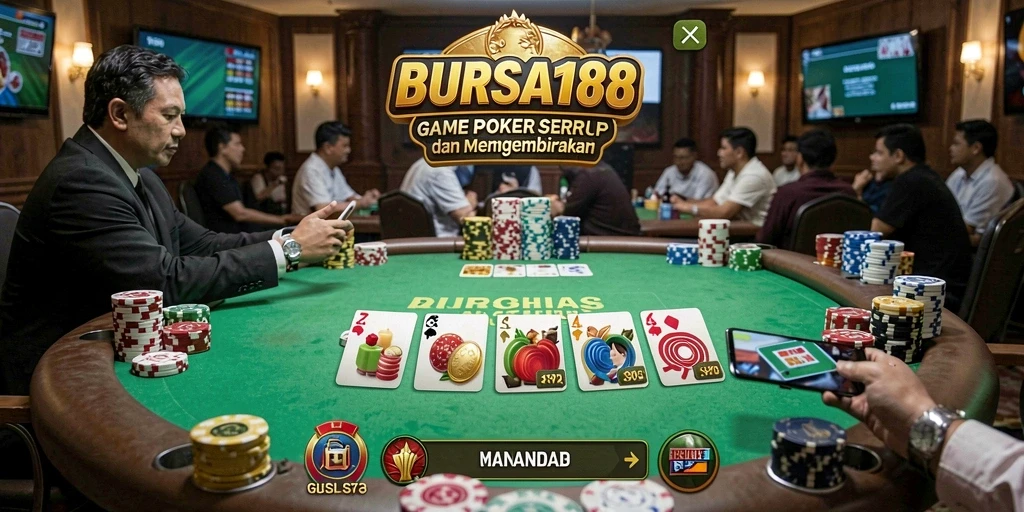 Gameplay BURSA188 yang seru dan menegangkan dalam permainan Poker.