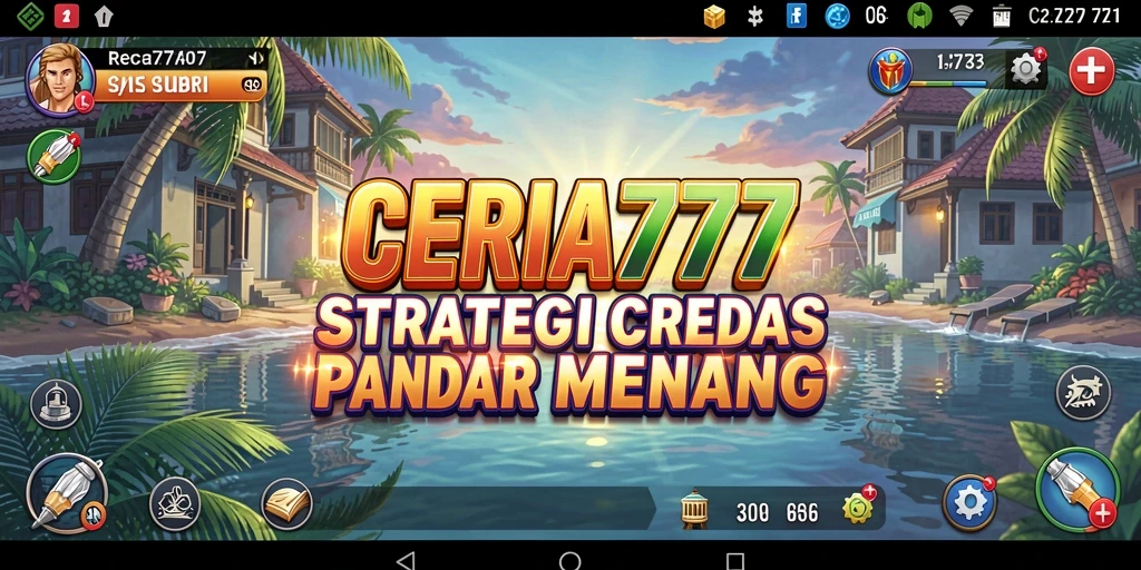 Tampilan gameplay CERIA777 yang dinamis dan strategis.