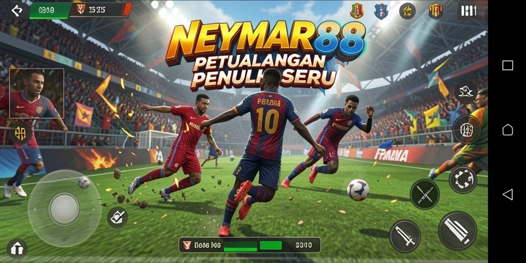 Tampilan menegangkan dari gameplay NEYMAR88 yang penuh aksi.
