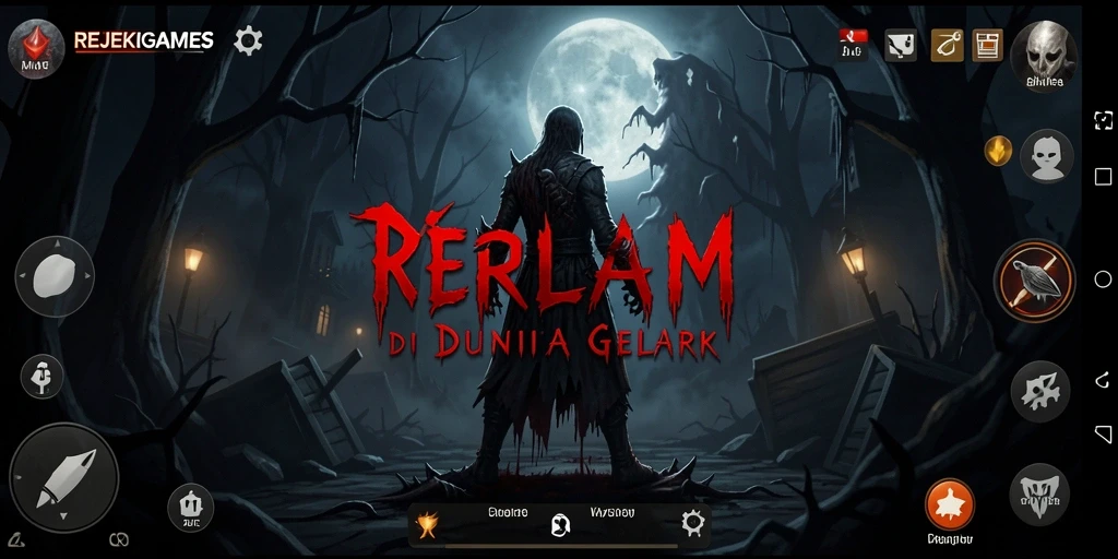 Gameplay horor menegangkan dalam REJEKIGAMES yang membuat Anda terjaga.