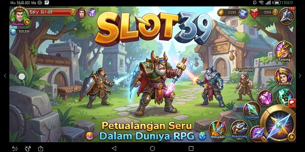 Tampilan menarik dari gameplay SLOT39 yang mendebarkan.