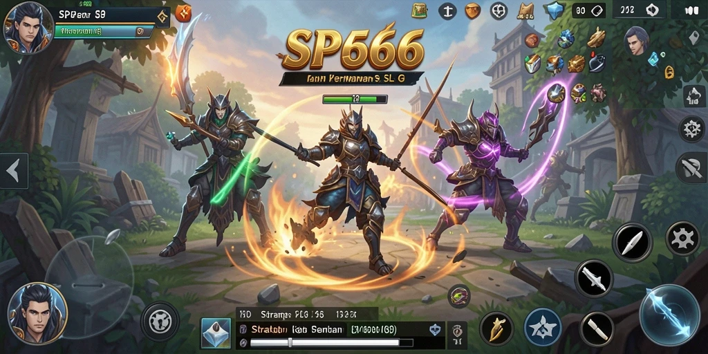 Tangkapan layar dari gameplay SLG yang mendebarkan di SP666.