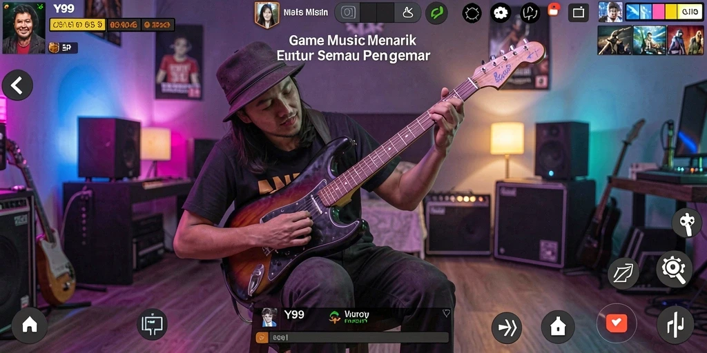 Tampilan gameplay Y89 yang seru dan penuh warna.